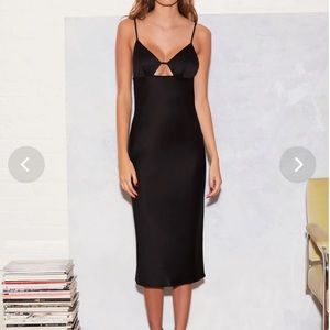 Fleur du Mal eco luxe keyhole slip dress XS